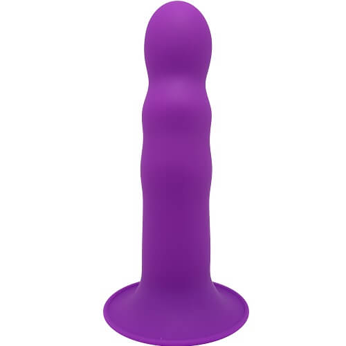 Adrien Lastic Cushioned Core Suction Cup Ribbed Silicone Dildo 7