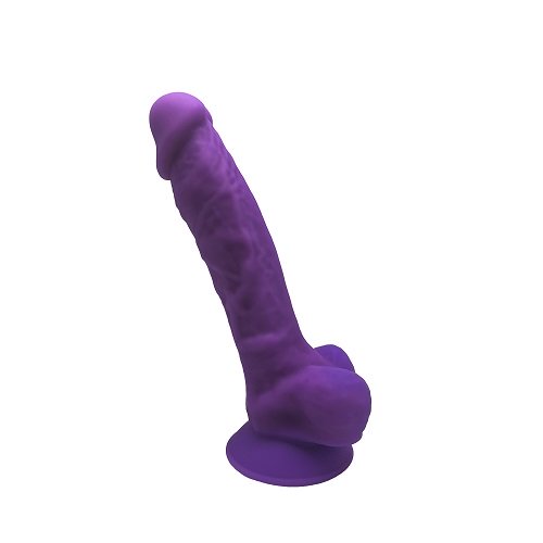 SilexD 7 inch Realistic Silicone Dual Density Dildo with Suction