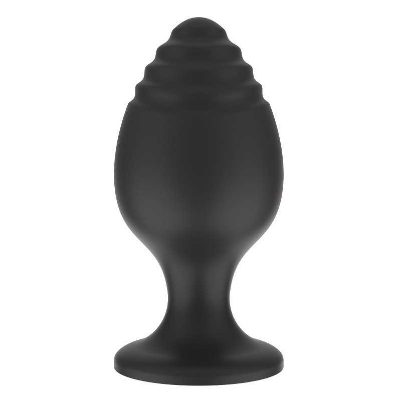 Loving Joy Ribbed Tip Small Silicone Butt Plug